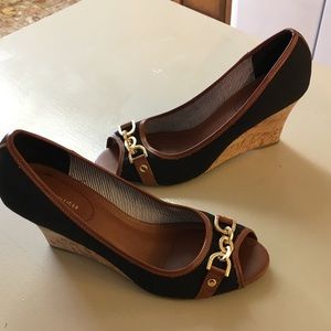 COPY - Tommy Hilfiger Peep Toe Wedges 10M